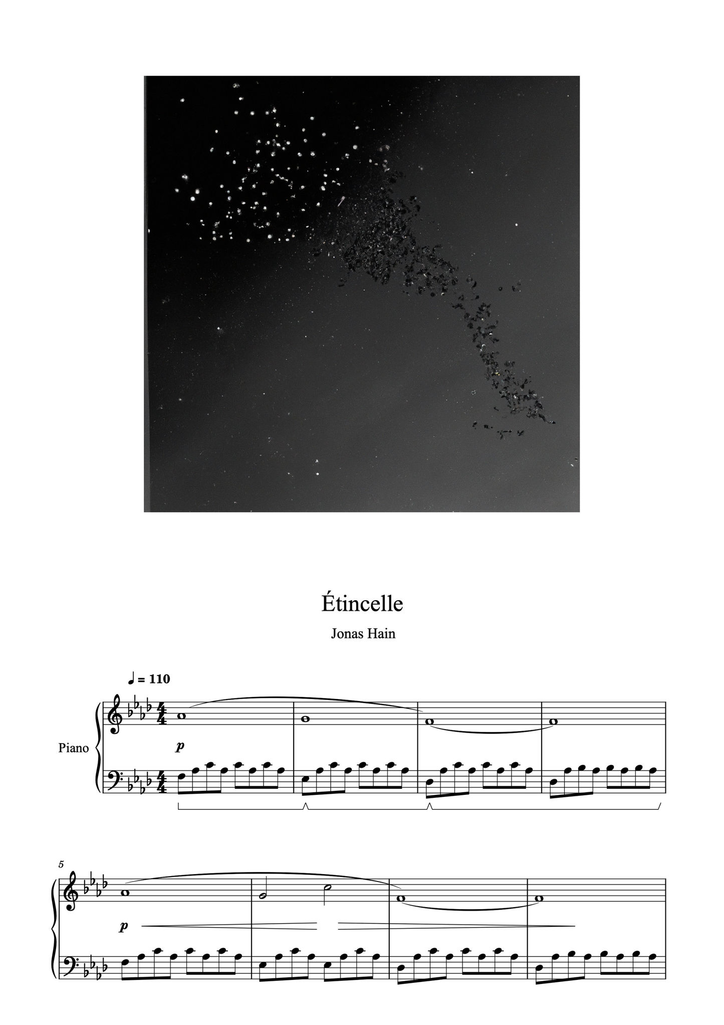 Étincelle - Sheet Music