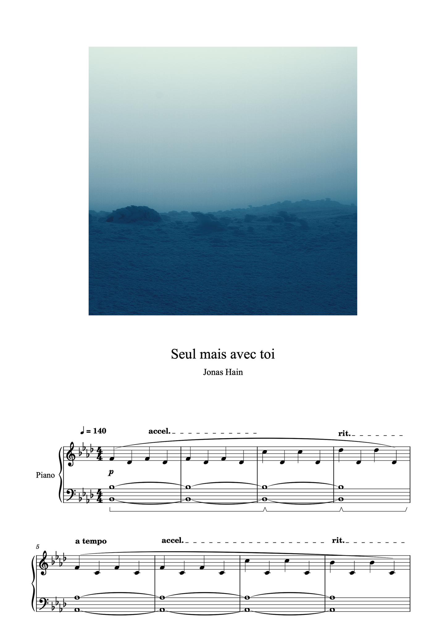 Seul mais avec toi - Sheet Music
