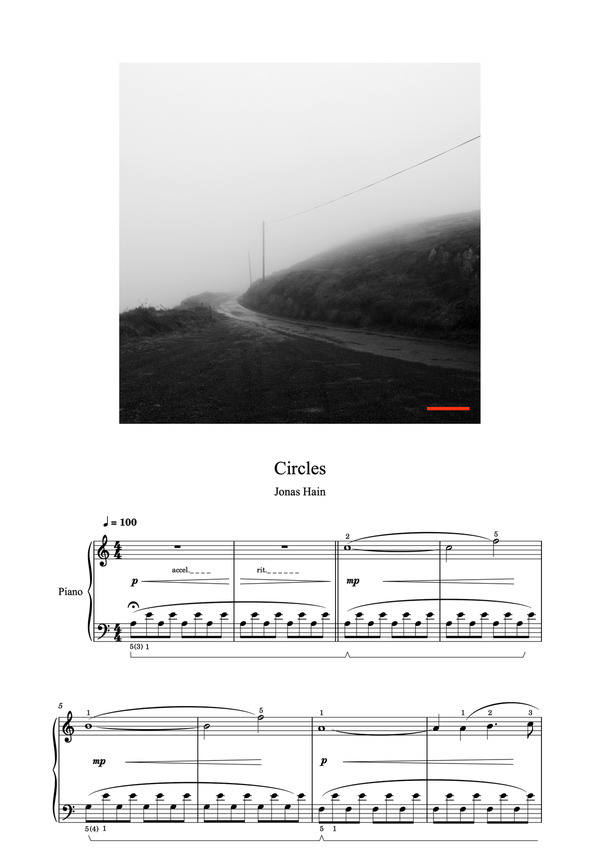 Circles - Spartiti per pianoforte