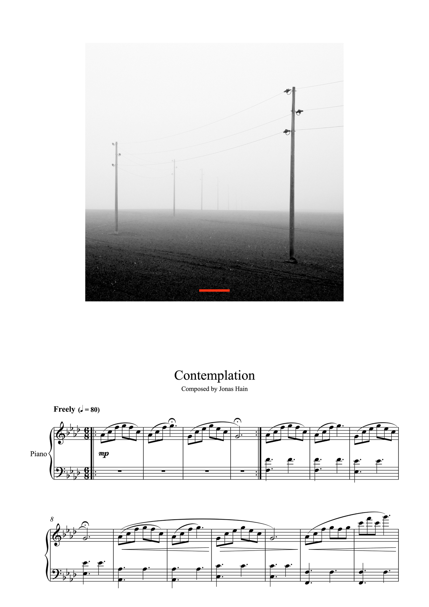 Contemplation - Sheet Music