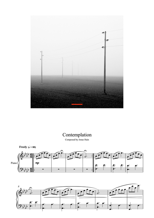 Contemplation - Sheet Music