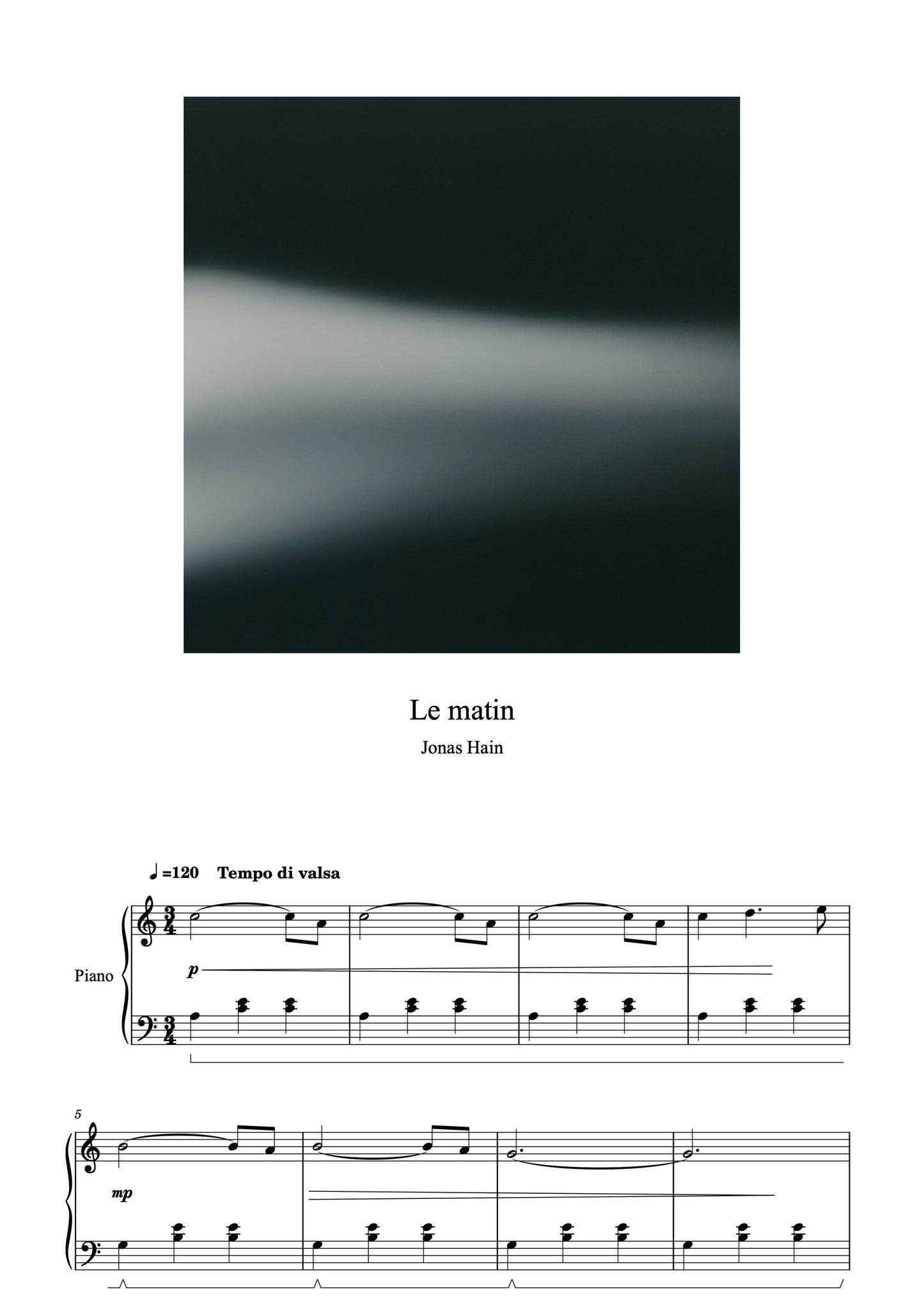 Le matin - Sheet Music