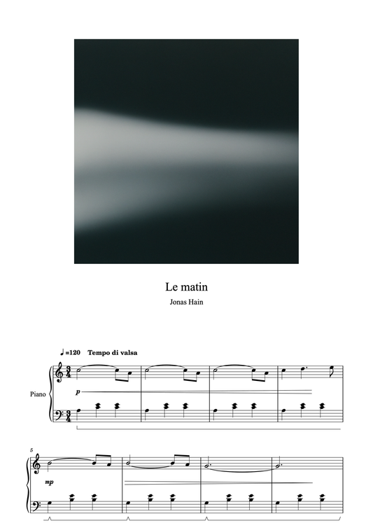 Le matin - Sheet Music