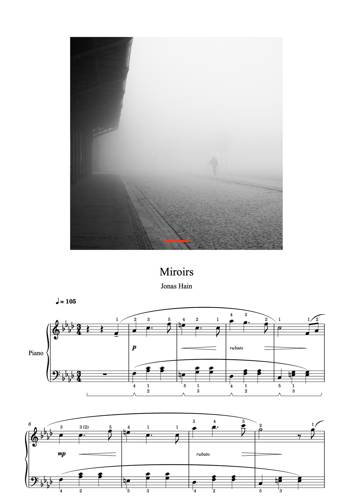 Miroirs - Partitura para piano