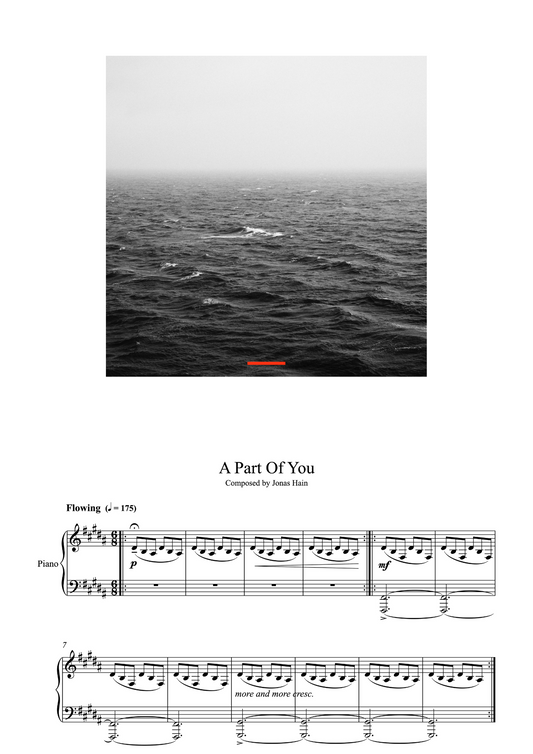A Part Of You - Sheet Music